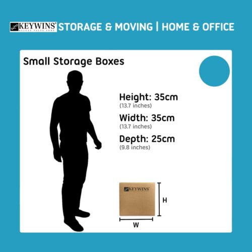 Pack Of 10 Pieces With 10 pieces fragile sticker 3 Ply Storage Boxes H35 x W35 x D25cm - Image 6