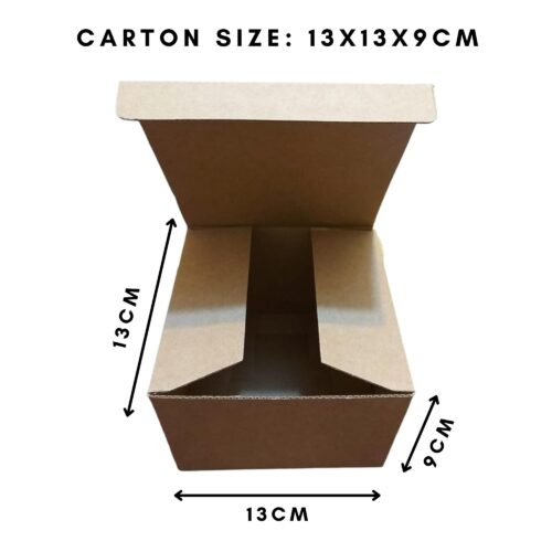 5 Pieces Small boxes Kraft Gift Box  13x13x9cm 5.1"x 5.1"x 3.5" Fold Box Paper Gift Box