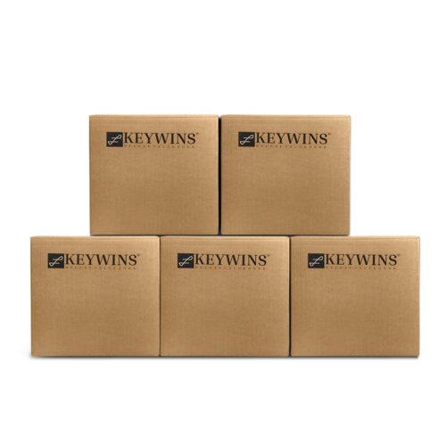 1 PIECE Storage Boxes With Handles-Carton cardboard box for moving and packing and shipping And Archive - H40.5 x W40.5 x D40.5cm- Brown - Image 3