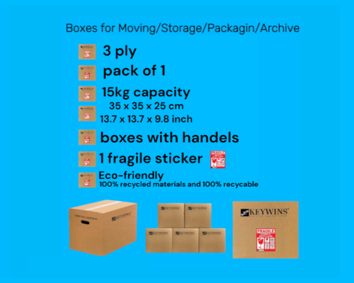 1 piece 3 Ply Storage Boxes H35 x W35 x D25cm